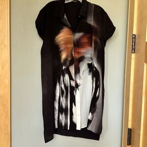 All Saints print shirt dress